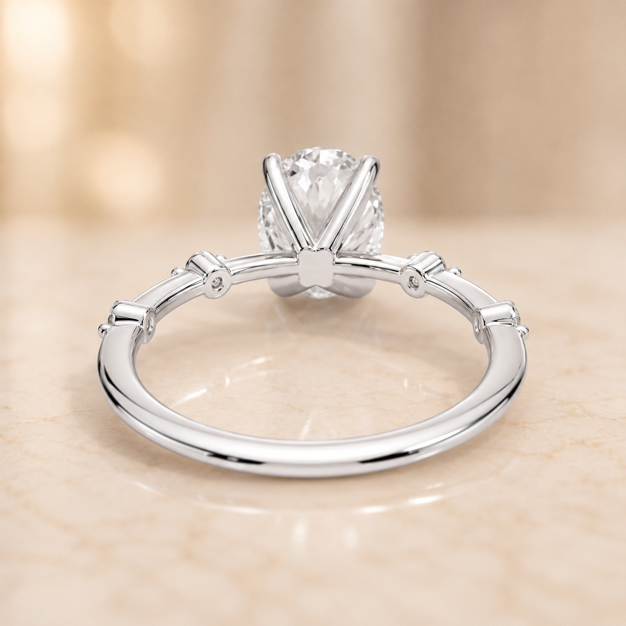 2.00 CT Aimee Lab-Grown Diamond 2PCS Bridal Set in 14K Yellow Gold – Ultra-Thin Modern Wedding Ring Design