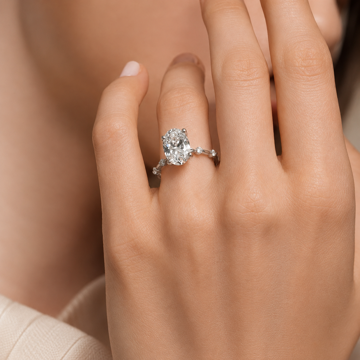 2.00 CT Aimee Lab-Grown Diamond 2PCS Bridal Set in 14K Yellow Gold – Ultra-Thin Modern Wedding Ring Design