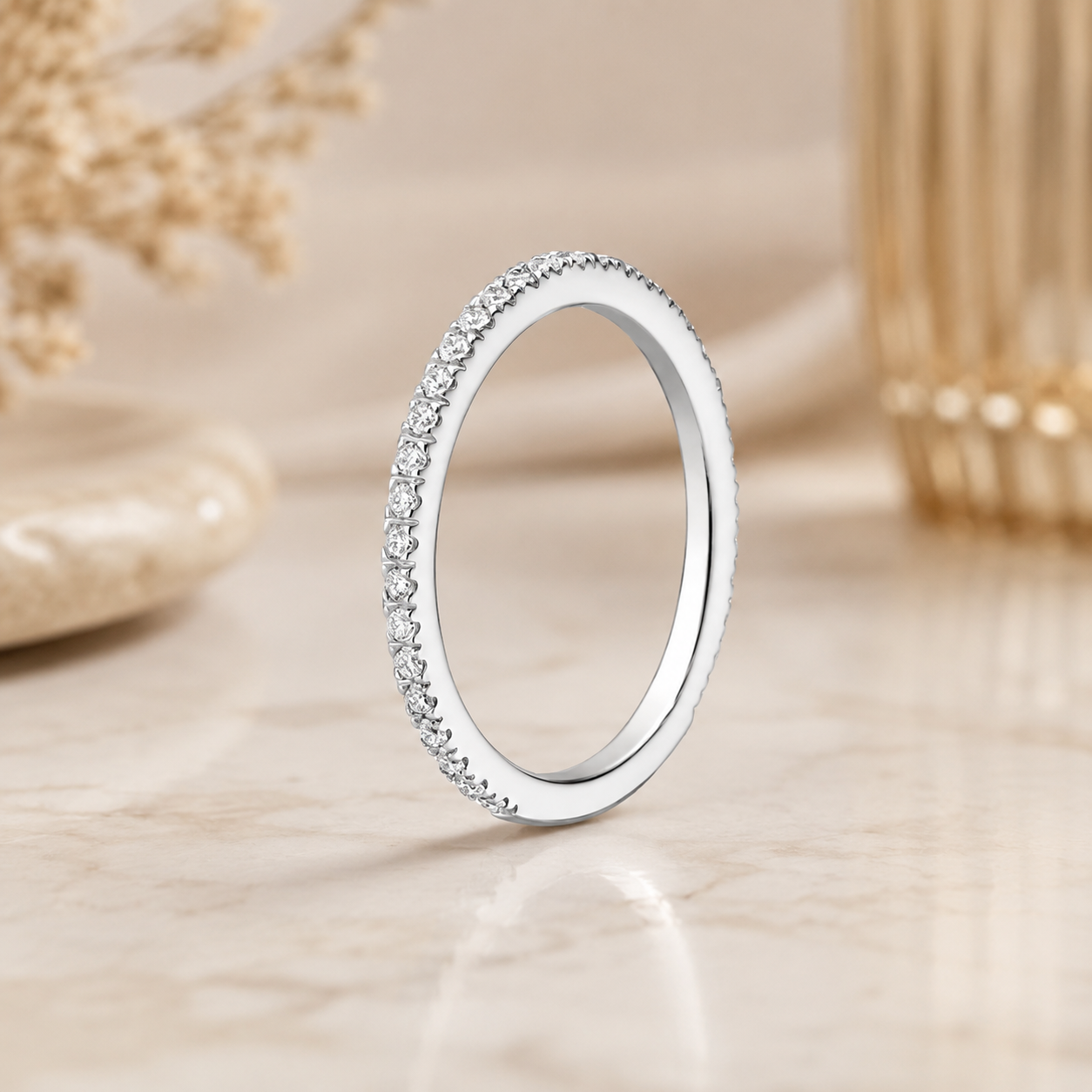 12.90 CT Reina Emerald Cut Lab-Grown Diamond 2PCS Halo Bridal Set in 14K White Gold – Luxe Ballad Matching Wedding Ring Design