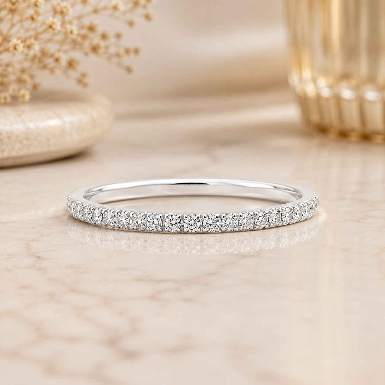 12.90 CT Reina Emerald Cut Lab-Grown Diamond 2PCS Halo Bridal Set in 14K White Gold – Luxe Ballad Matching Wedding Ring Design