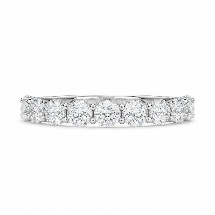 14K White Gold Lab-Grown Diamond Wedding Band (1.25 CTW â€“ Dâ€“F / VS1â€“VS2) from Diamond Studio