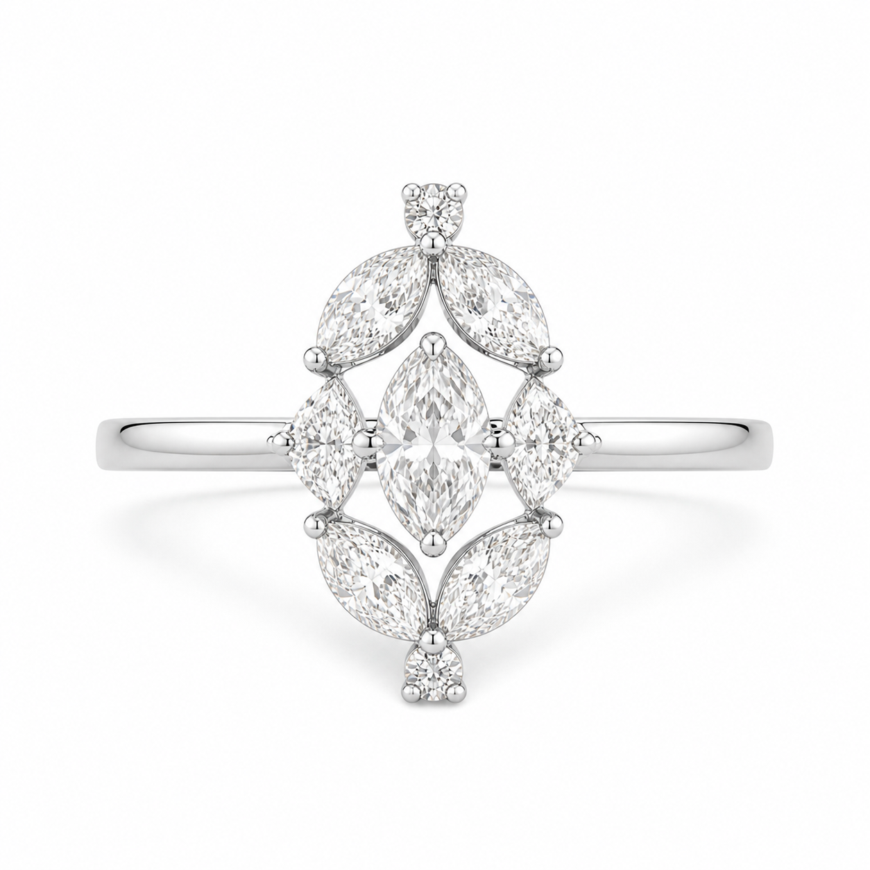 14K Gold Lab-Grown Diamond Fashion Ring (2.90 CTW â€“ Dâ€“F / VS1â€“VS2) from Diamond Studio