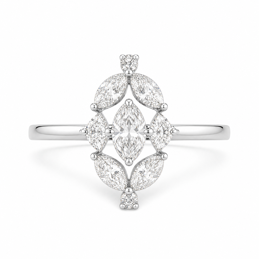 14K Gold Lab-Grown Diamond Fashion Ring (2.90 CTW – D–F / VS1–VS2)