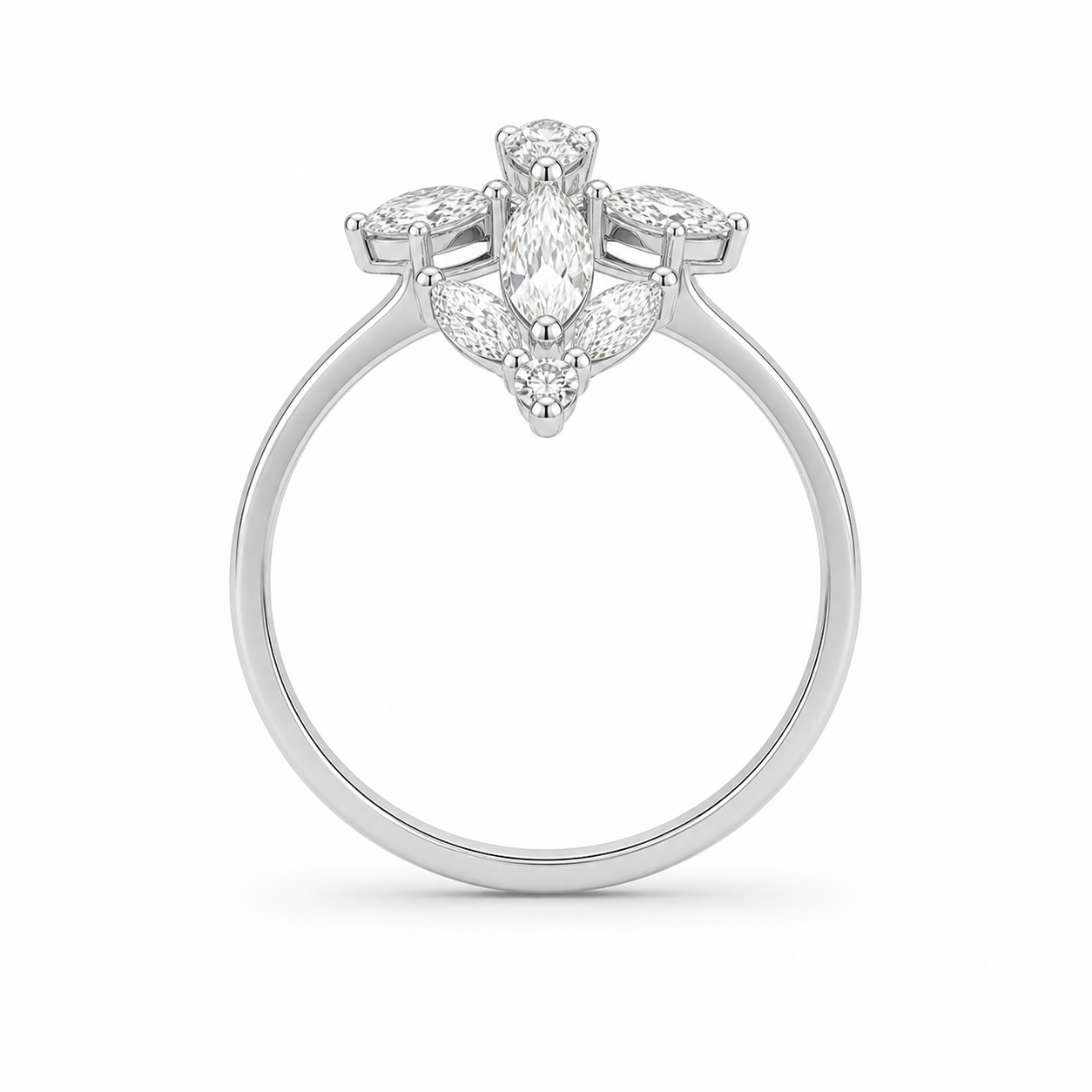 14K Gold Lab-Grown Diamond Fashion Ring (2.90 CTW – D–F / VS1–VS2)