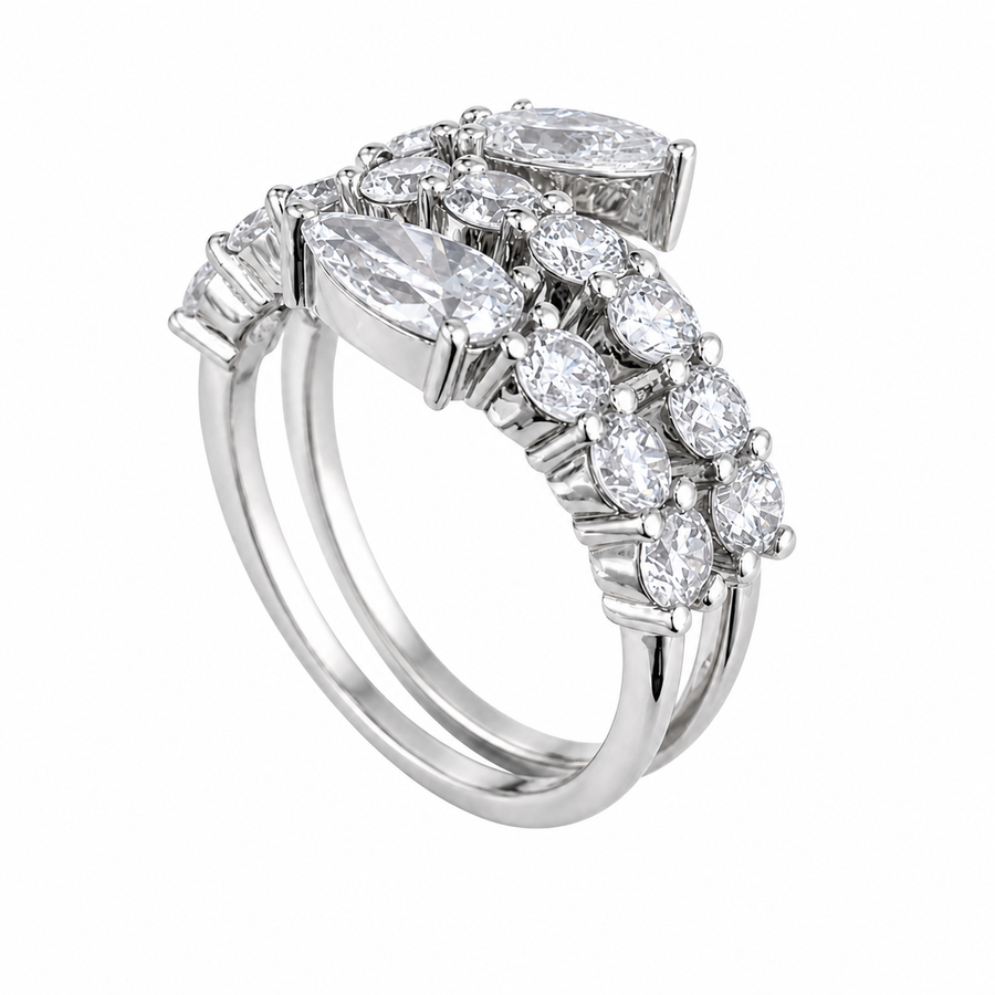 14K Gold Lab-Grown Diamond Fashion Ring (2.80 CTW – D–F / VS1–VS2)