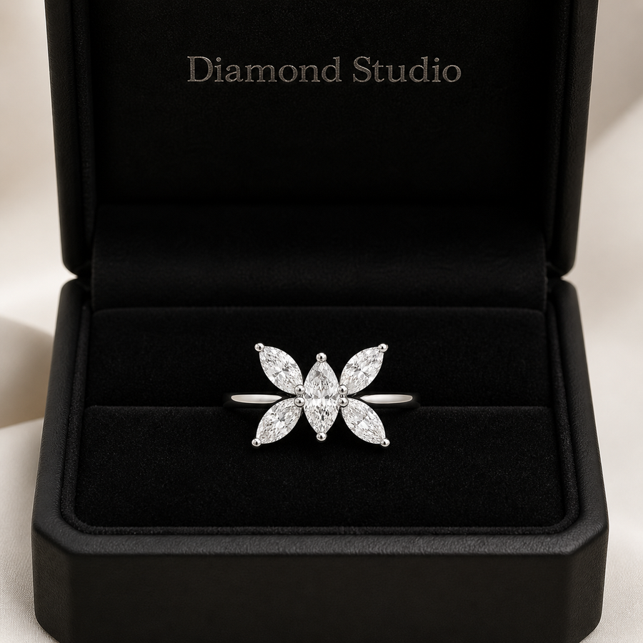 14K Gold Lab-Grown Diamond Fashion Ring (3.30 CTW – D–F / VS1–VS2)