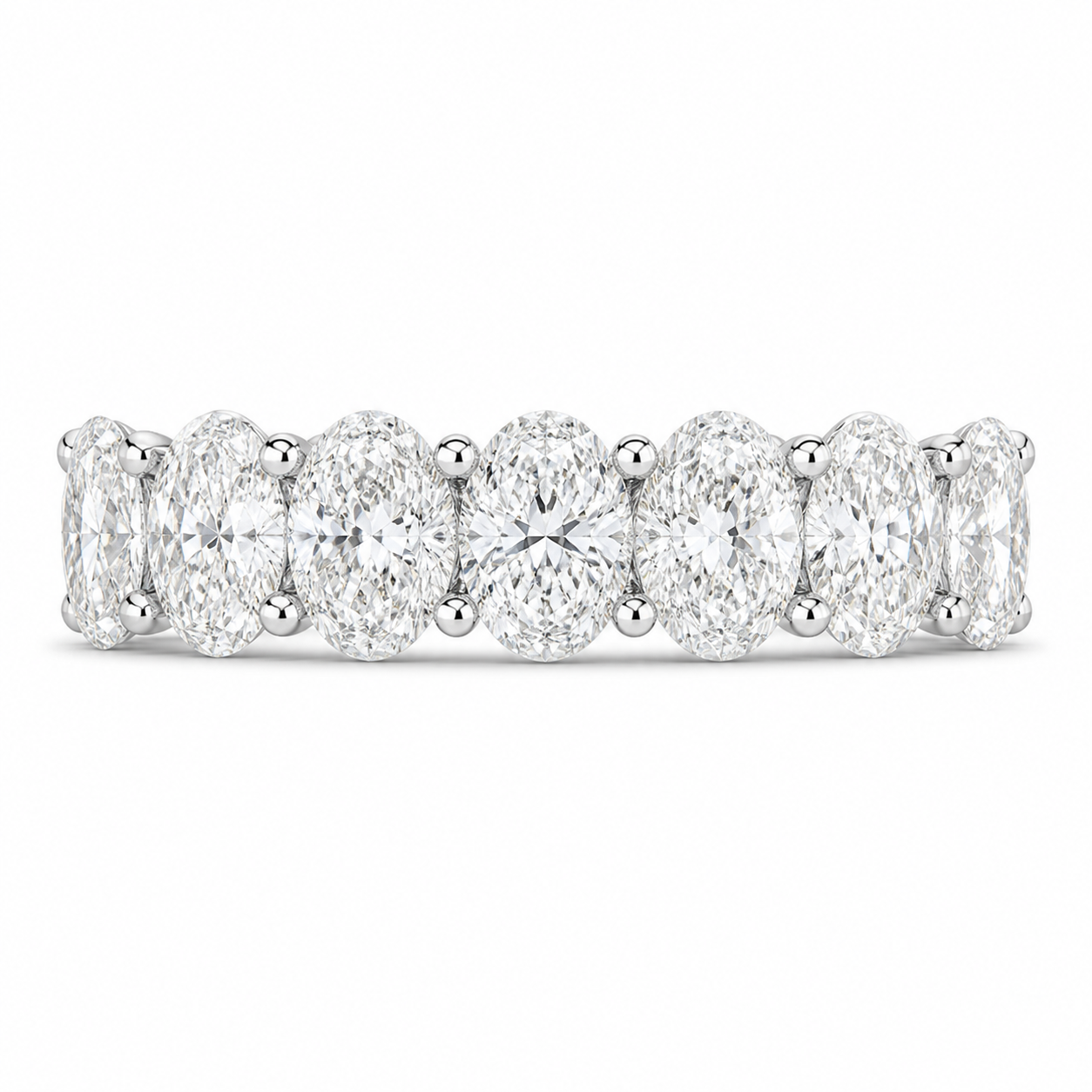 14K White Gold Lab-Grown Diamond Eternity Wedding Band Ring (2.65 CTW â€“ Dâ€“F / VS1â€“VS2) from Diamond Studio