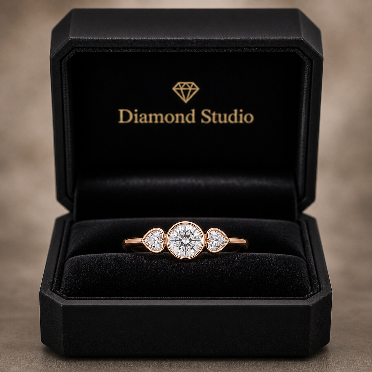 14K Solid Gold Lab-Grown Diamond 3-Stone Fashion Ring (1.00 CTW – D–F / VS1–VS2)