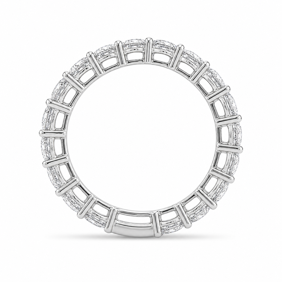 2.40 CT Lab-Grown Diamond Stackable Fashion Ring in 14K White Gold (D–F / VS1–VS2)