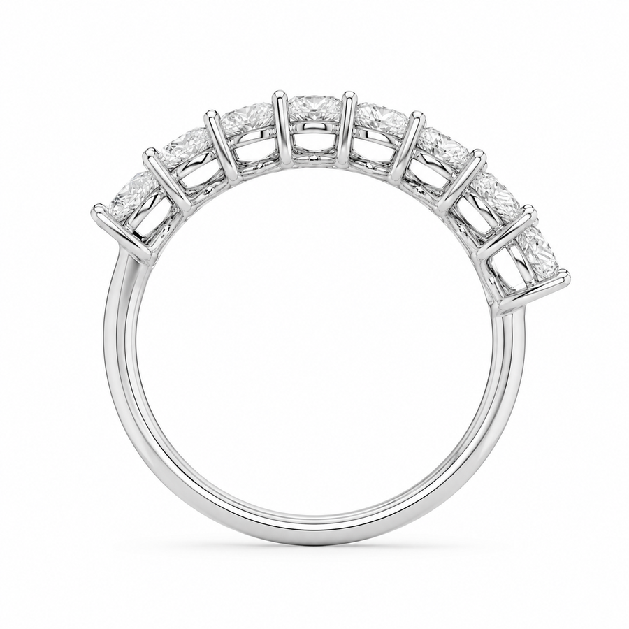 1.85 CT Lab-Grown Diamond Wrap Fashion Ring in 14K White Gold (D–F / VS1–VS2)