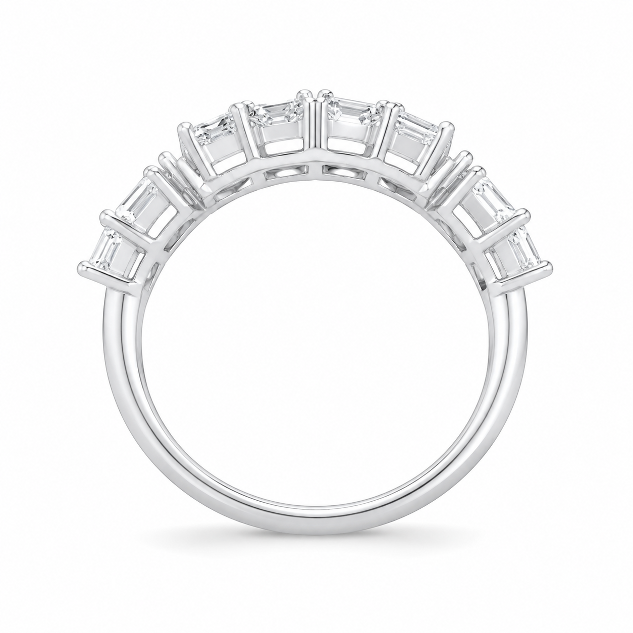 1.45 CT Lab-Grown Diamond Wrap Fashion Ring in 14K White Gold (D–F / VS1–VS2)