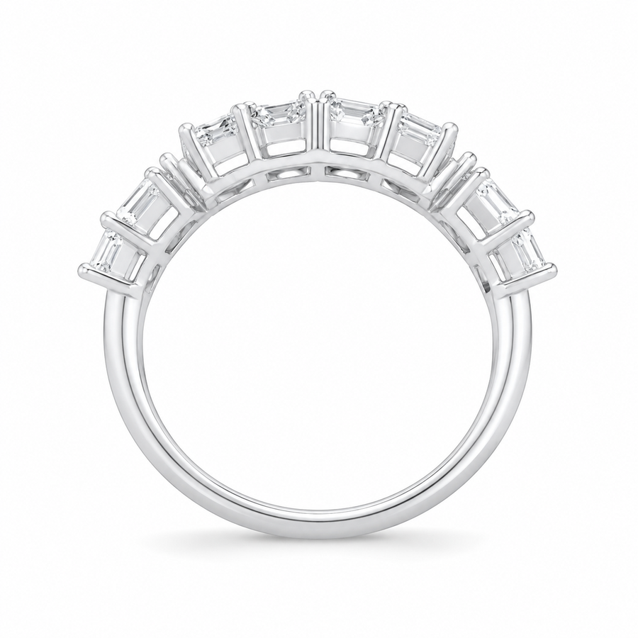 1.45 CT Lab-Grown Diamond Wrap Fashion Ring in 14K White Gold (D–F / VS1–VS2)