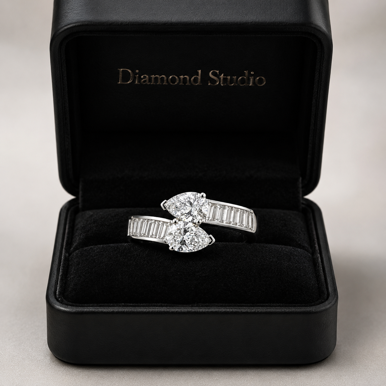 1.75 CT Lab-Grown Diamond Wrap Fashion Ring in 14K White Gold (D–F / VS1–VS2)