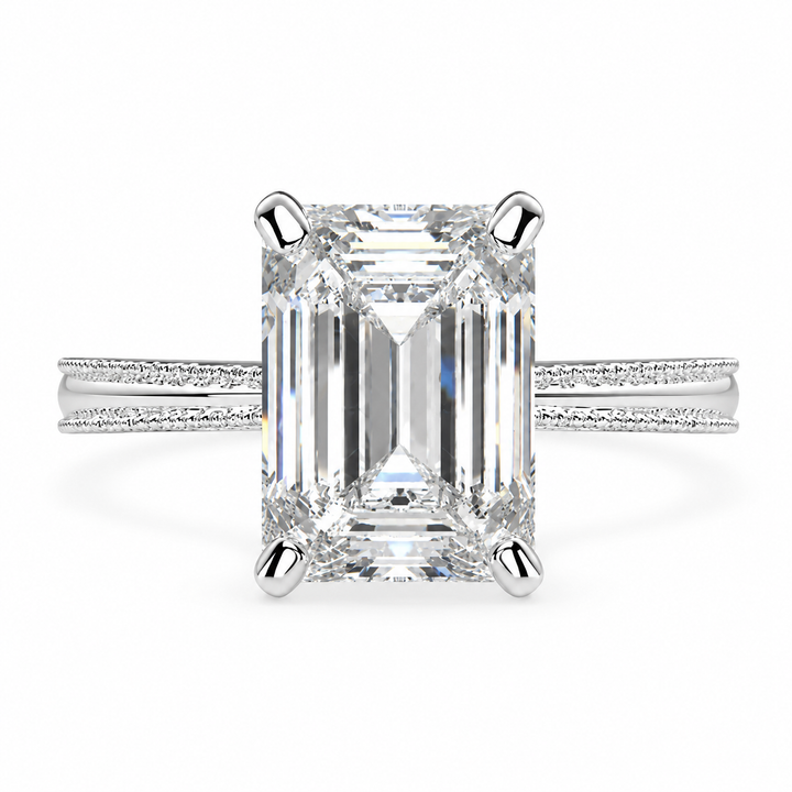 5 CT Camilla Emerald Cut Lab-Grown Diamond Solitaire Engagement Ring
