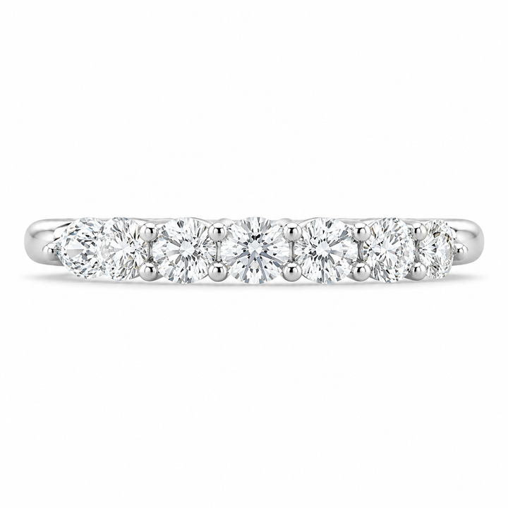 1.05 CT Lab-Grown Diamond Band Fashion Ring in 14K White Gold (D–F / VS1–VS2)