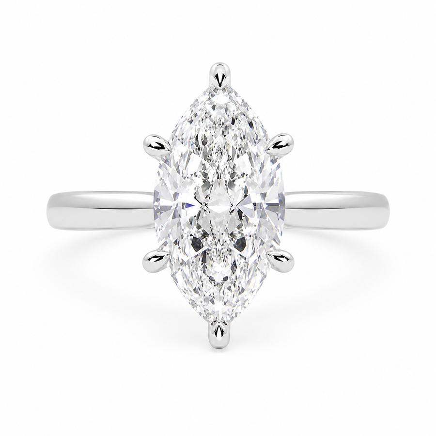 Juliana 3 Carat Marquise Cut Classic Solitaire Engagement Ring