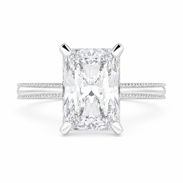 Camilla 1 Carat Radiant Cut Solitaire Engagement Ring