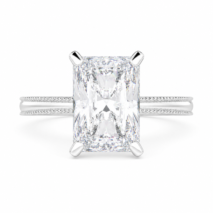 Camilla 3 Carat Radiant Cut Solitaire Engagement Ring — product image