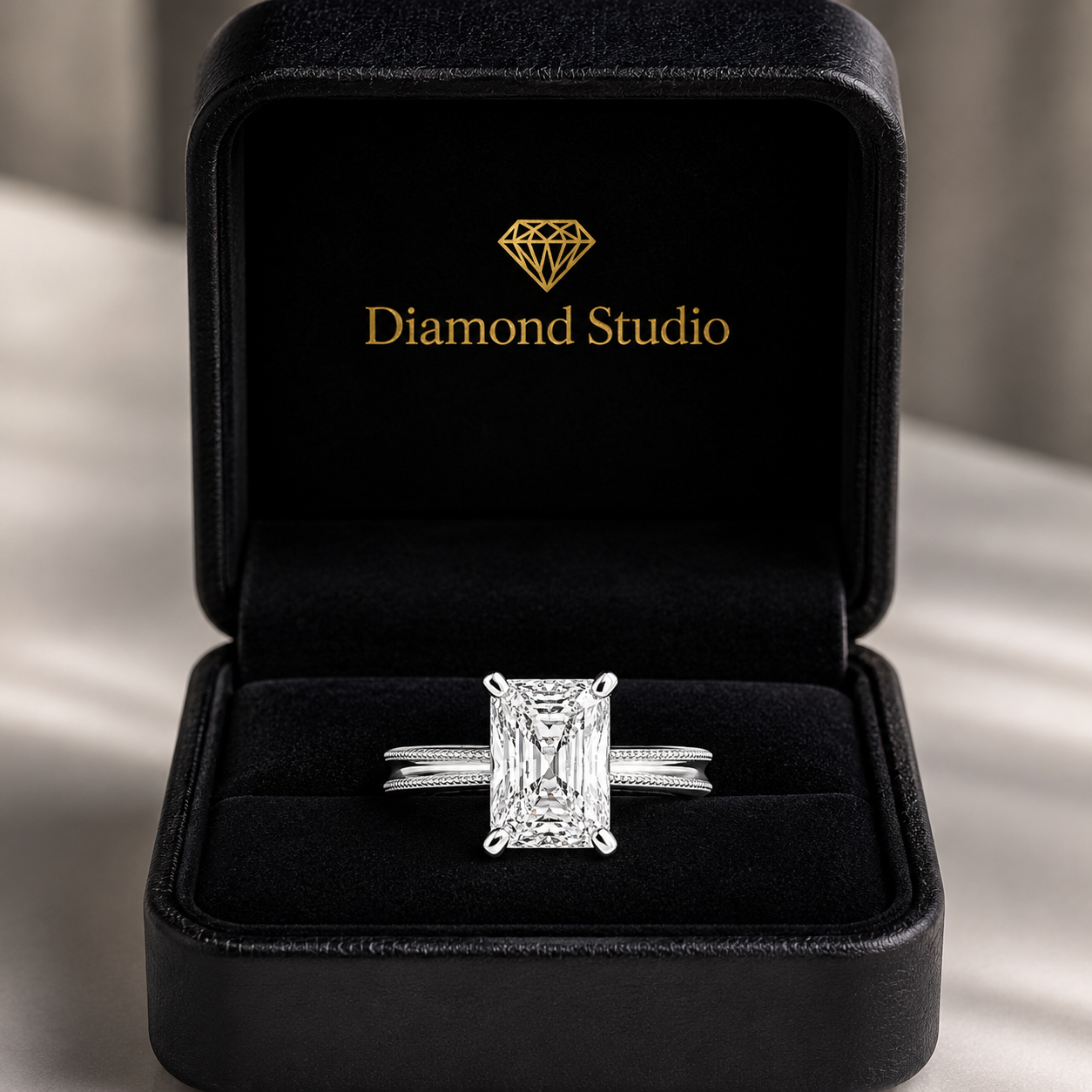 Camilla 1 Carat Radiant Cut Solitaire Engagement Ring