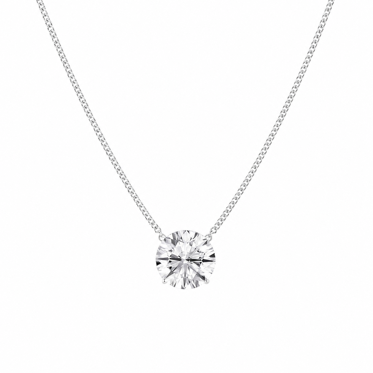 2.00 CTW Boundless Star Lab-Grown Diamond Pendant (D–F / VS1–VS2)