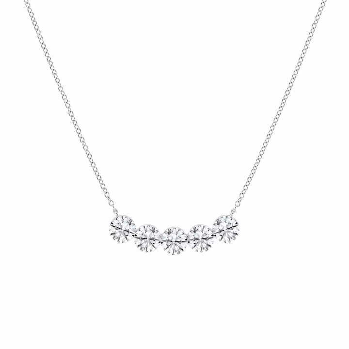 4.00 CTW Boundless Arc Lab-Grown Diamond Pendant (D–F / VS1–VS2, IGI Certified) — product image