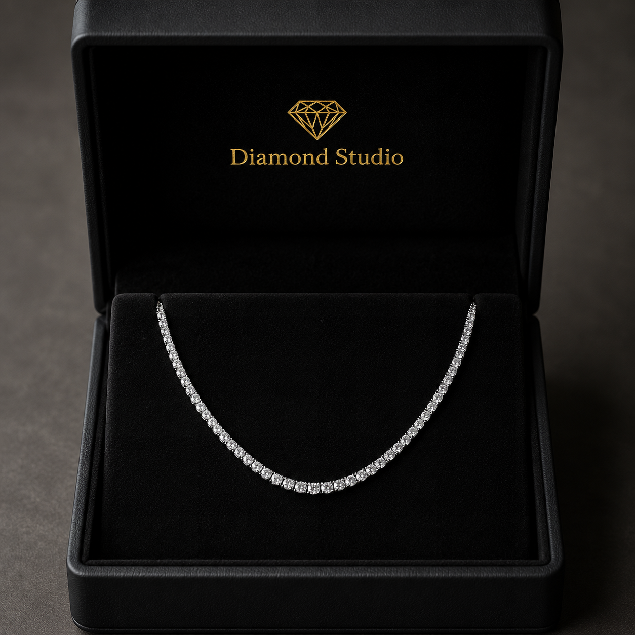 15 Ct Round Cut Diamond Tennis Necklace VS1 D-F White Gold 14k