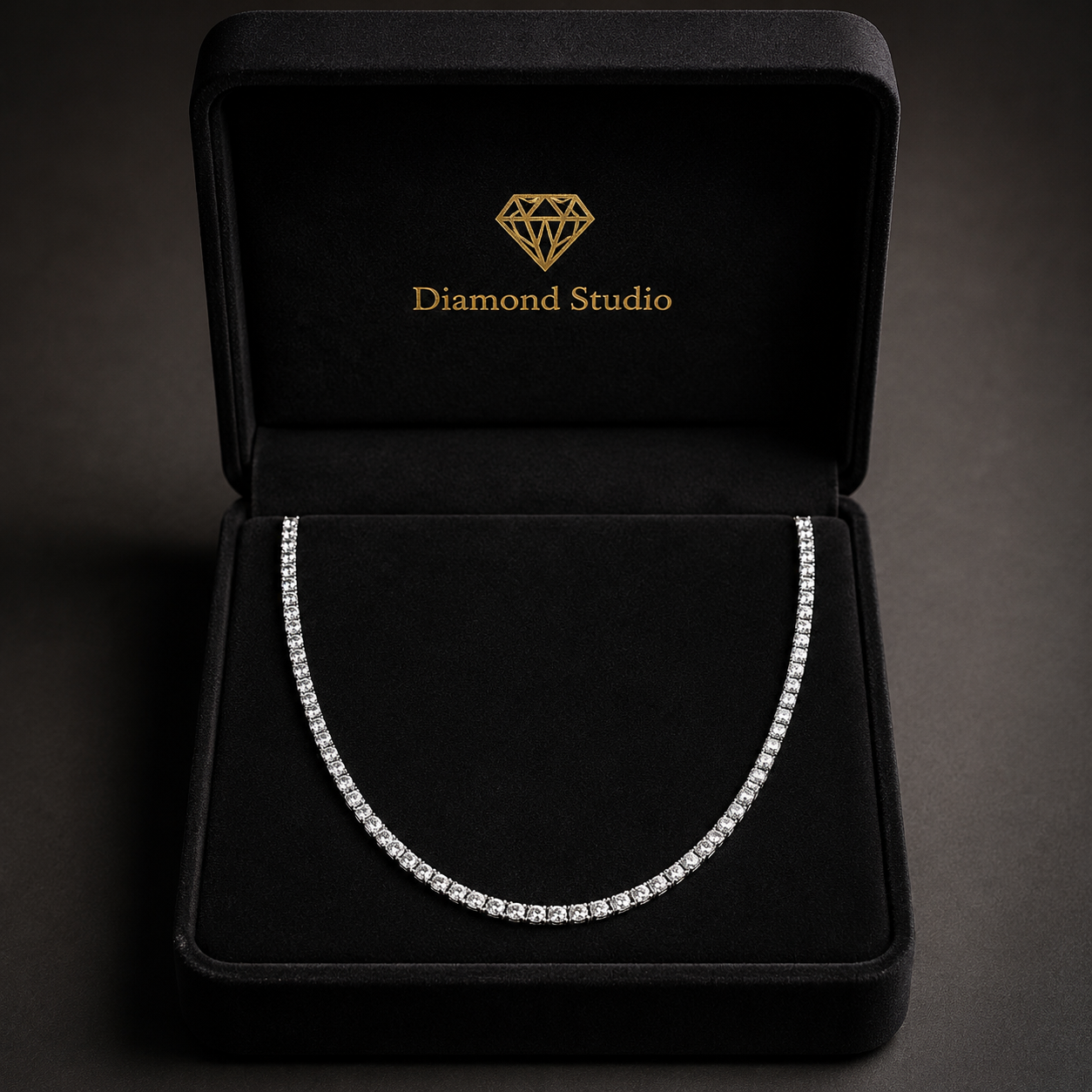 11.5 Ct Round Cut Diamond Tennis Necklace VS1 D-F White Gold 14k