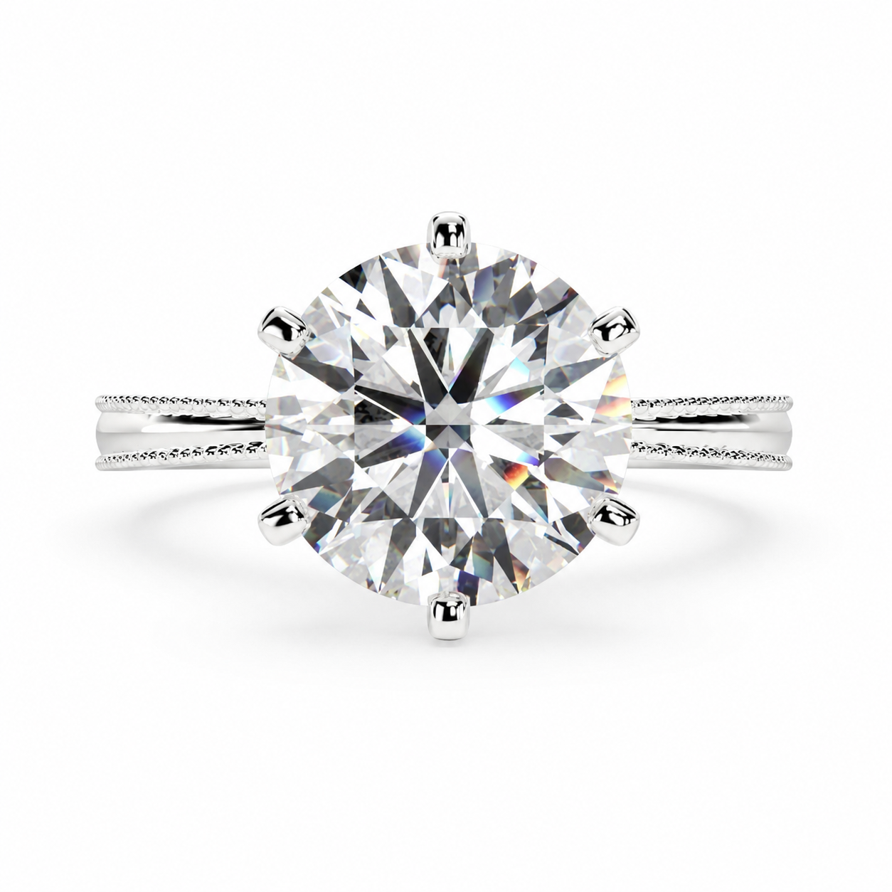 Camilla 1 Carat Round Cut Solitaire Engagement Ring