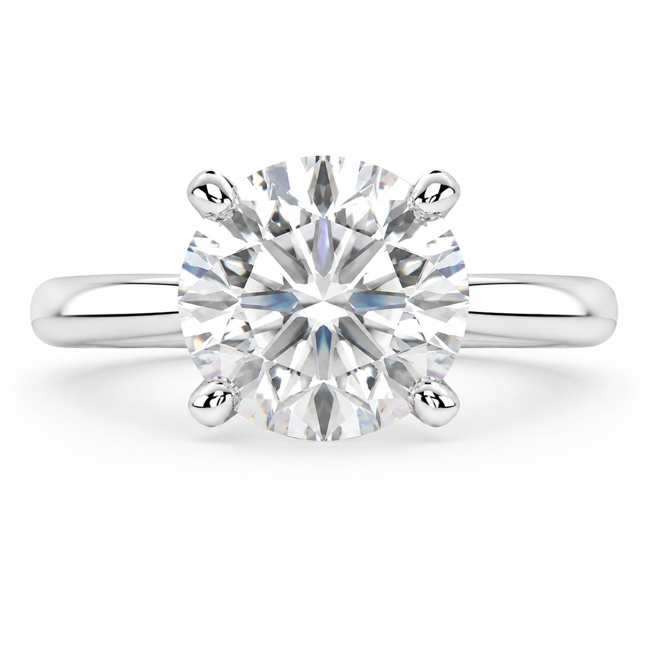 Juliana 3 Carat Round Cut Classic Solitaire Engagement Ring