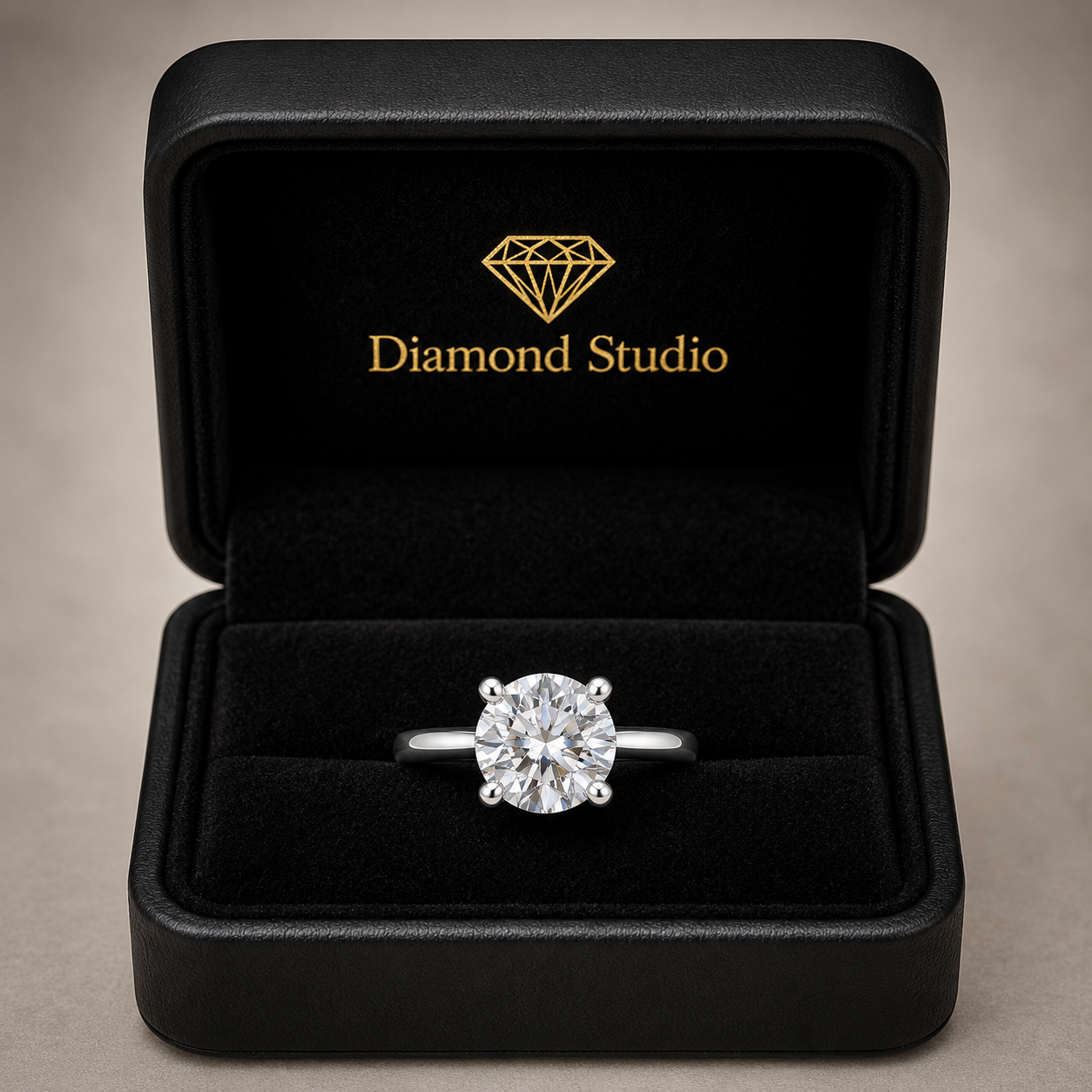 Juliana 3 Carat Round Cut Classic Solitaire Engagement Ring