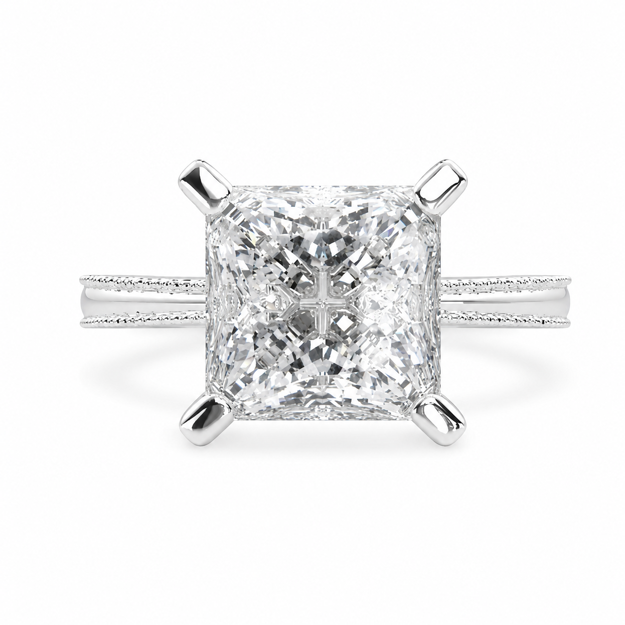 Camilla 1 Carat Princess Cut Solitaire Engagement Ring