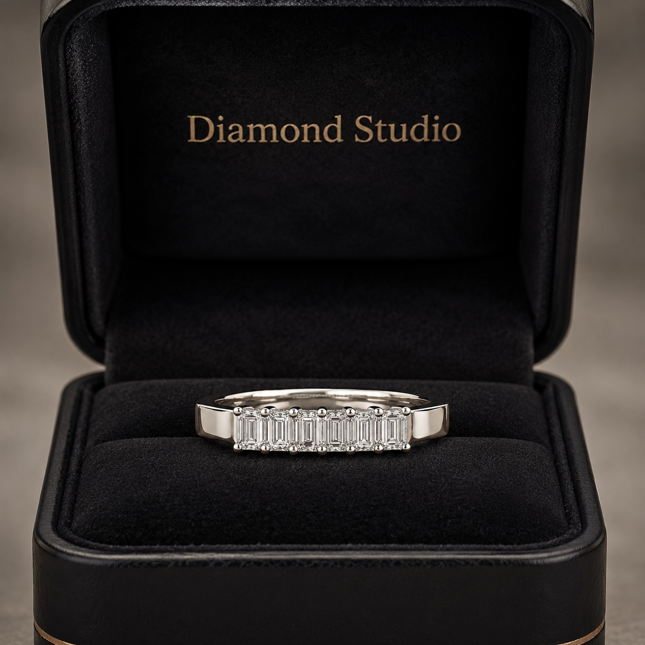 1.60 CT Lab-Grown Diamond Wedding Band Ring in 14K White Gold (D–F / VS1–VS2)