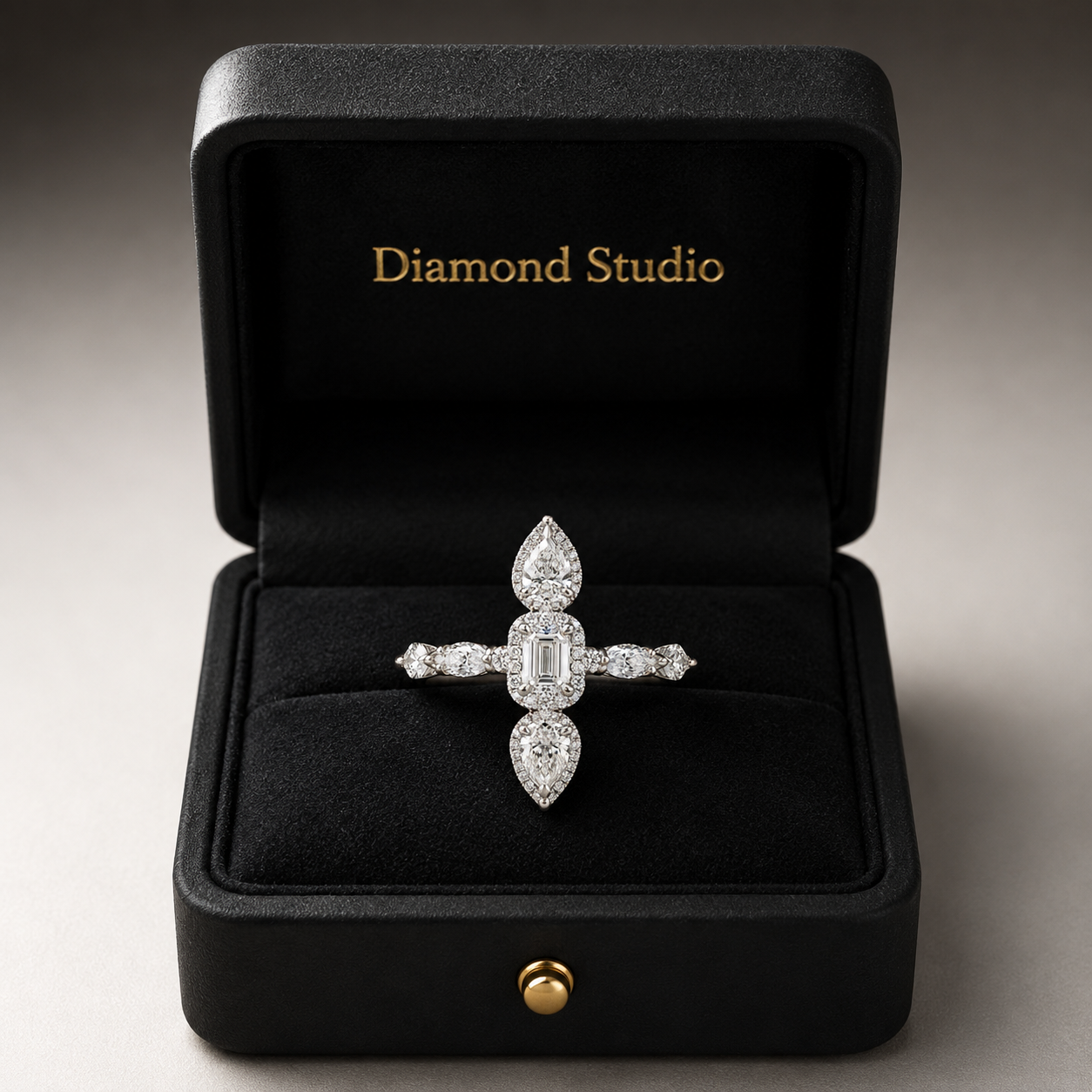 1.30 CT Lab-Grown Diamond Band Ring in 14K White Gold (D–F / VS1–VS2)
