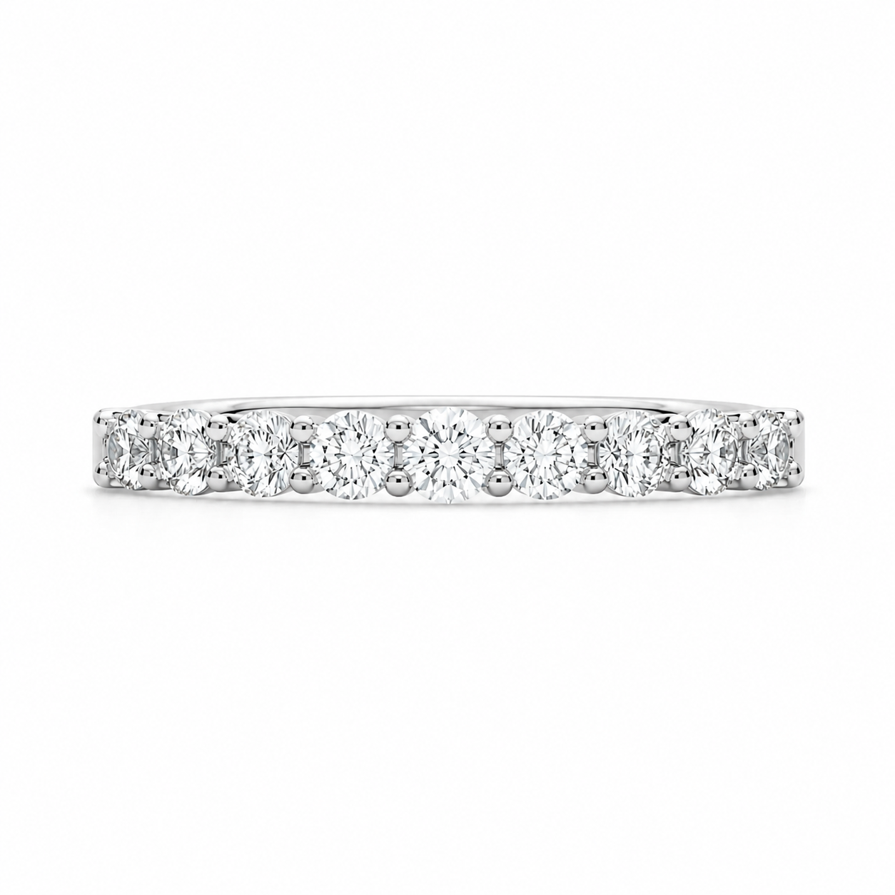1.30 CT Lab-Grown Diamond Fashion Ring in 14K White Gold (Dâ€“F / VS1â€“VS2) from Diamond Studio