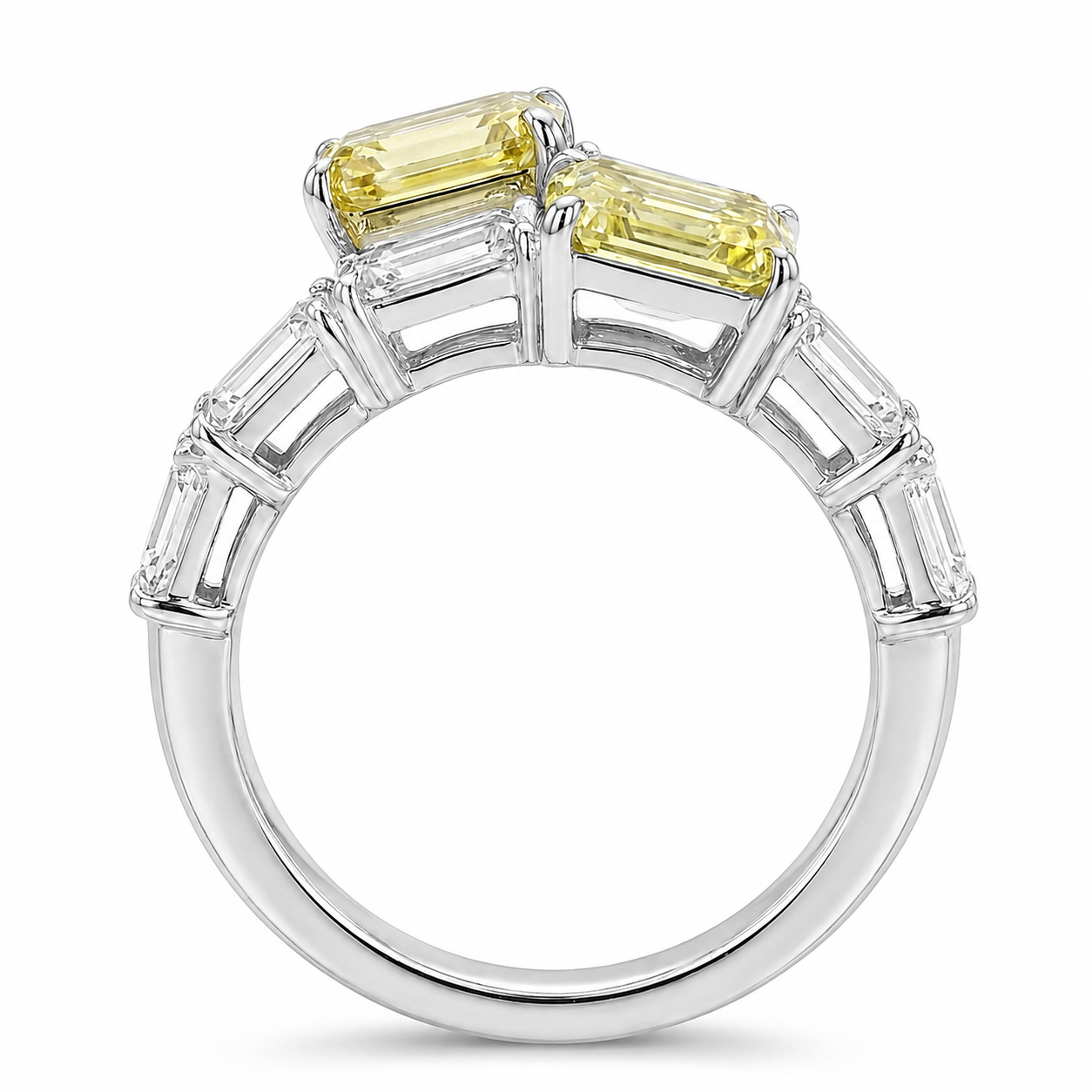 3.30 CT Lab-Grown Diamond Prong Engagement Ring in 14K Gold (D–F / VS1–VS2)