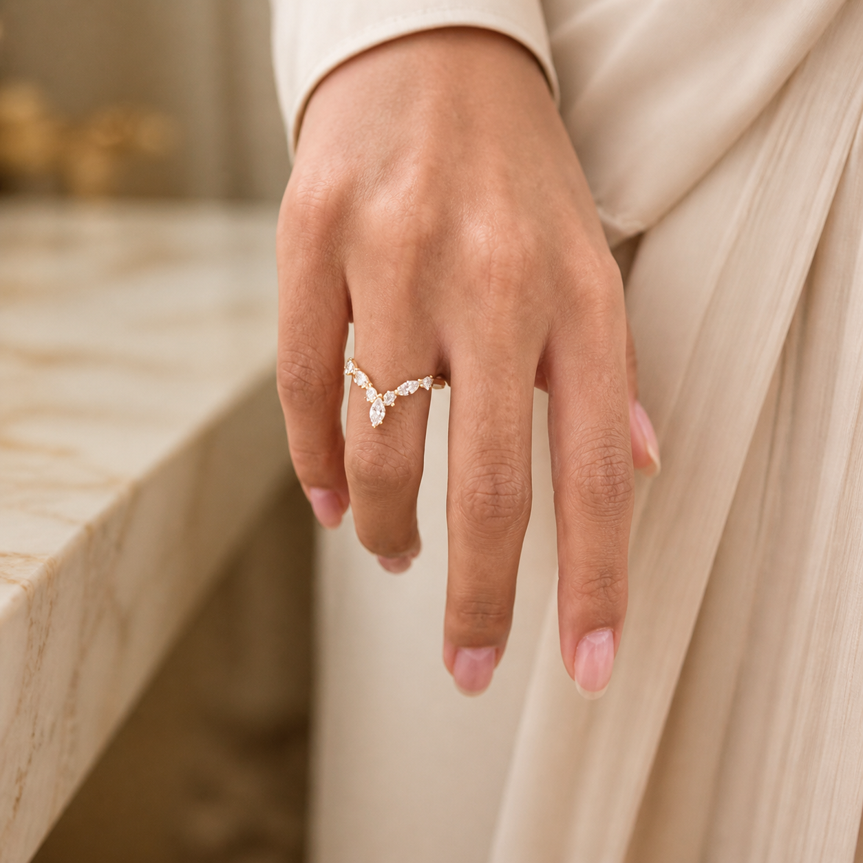 14K Rose Gold Lab-Grown Diamond Fashion Ring (1.00 CTW – D–F / VS1–VS2)
