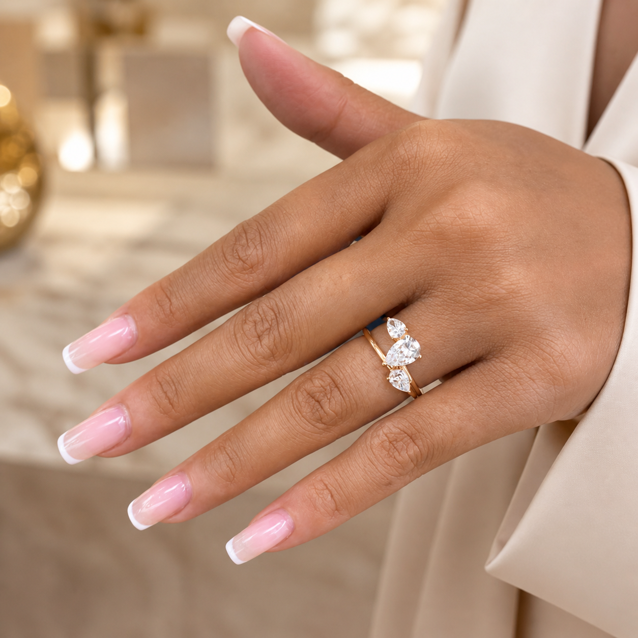 14K Gold Lab-Grown Diamond Fashion Ring (1.60 CTW – D–F / VS1–VS2)