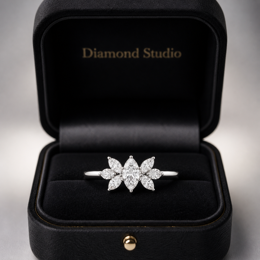 14K Gold Lab-Grown Diamond Fashion Ring (3.30 CTW – D–F / VS1–VS2)