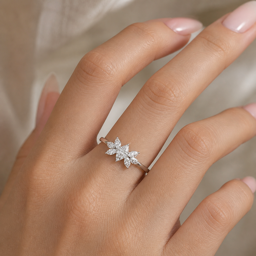 14K Gold Lab-Grown Diamond Fashion Ring (3.30 CTW – D–F / VS1–VS2)
