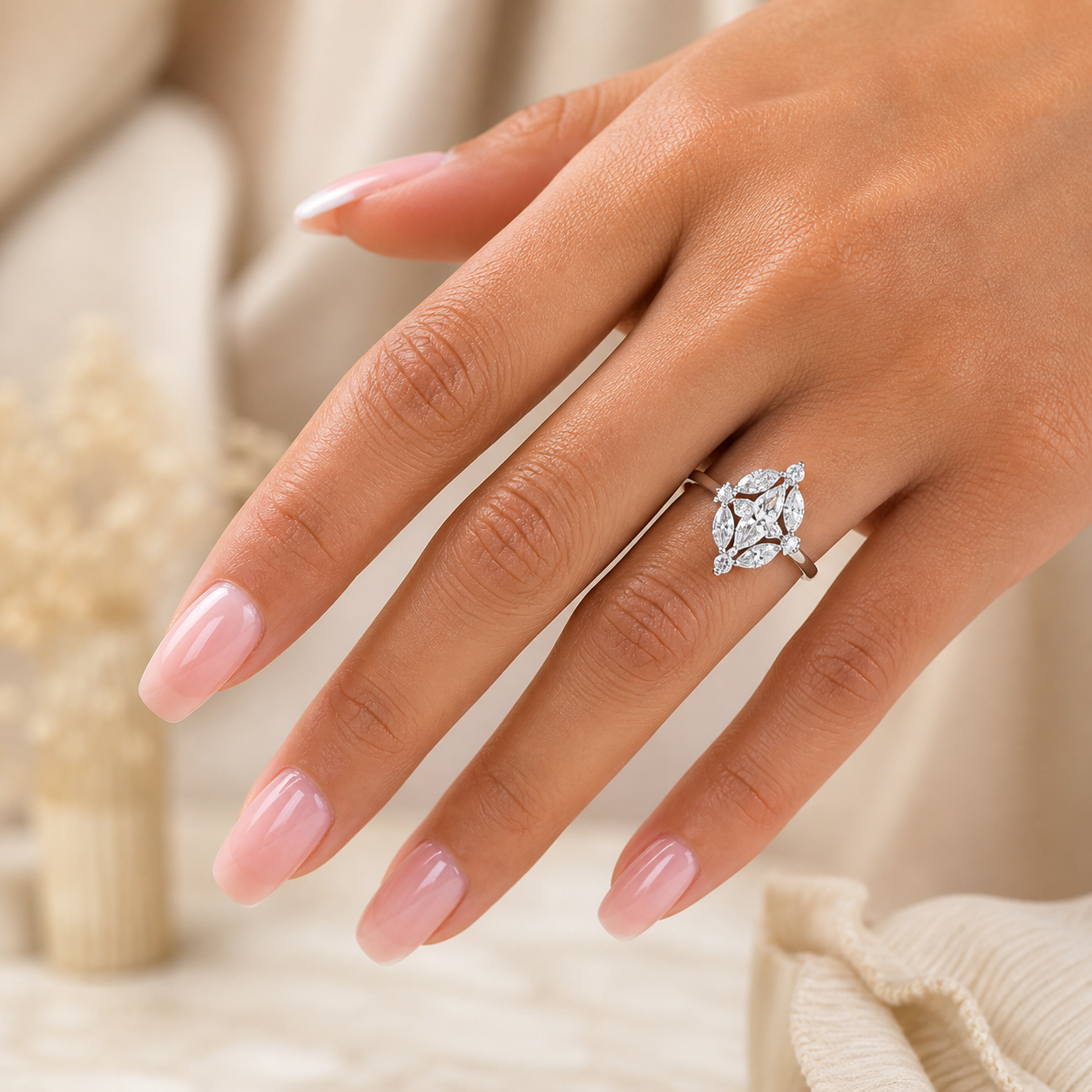 14K Gold Lab-Grown Diamond Fashion Ring (2.90 CTW – D–F / VS1–VS2)