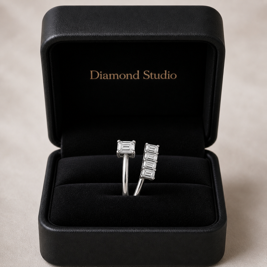 14K Gold Lab-Grown Diamond Fashion Ring (1.30 CTW – D–F / VS1–VS2)