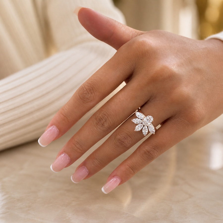 14K Gold Lab-Grown Diamond Fashion Ring (2.50 CTW – D–F / VS1–VS2)