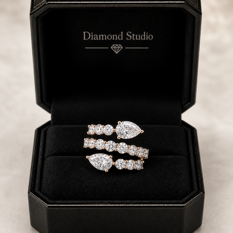 14K Gold Lab-Grown Diamond Fashion Ring (2.80 CTW – D–F / VS1–VS2)