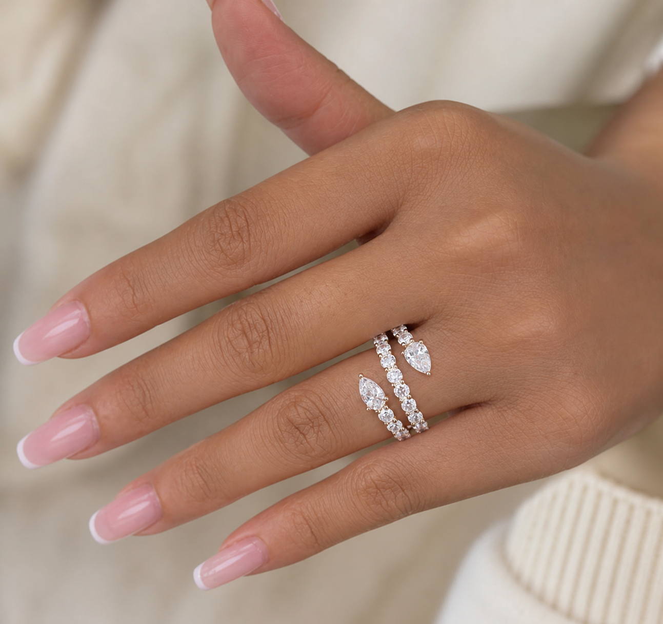 14K Gold Lab-Grown Diamond Fashion Ring (2.80 CTW – D–F / VS1–VS2)