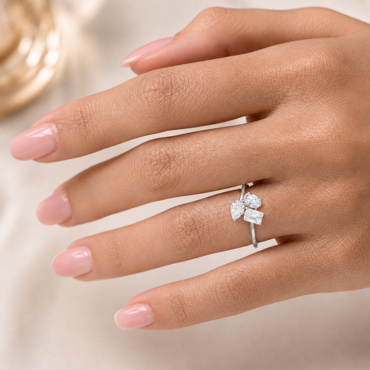 14K Gold Lab-Grown Diamond Fashion Ring (1.30 CTW – D–F / VS1–VS2)