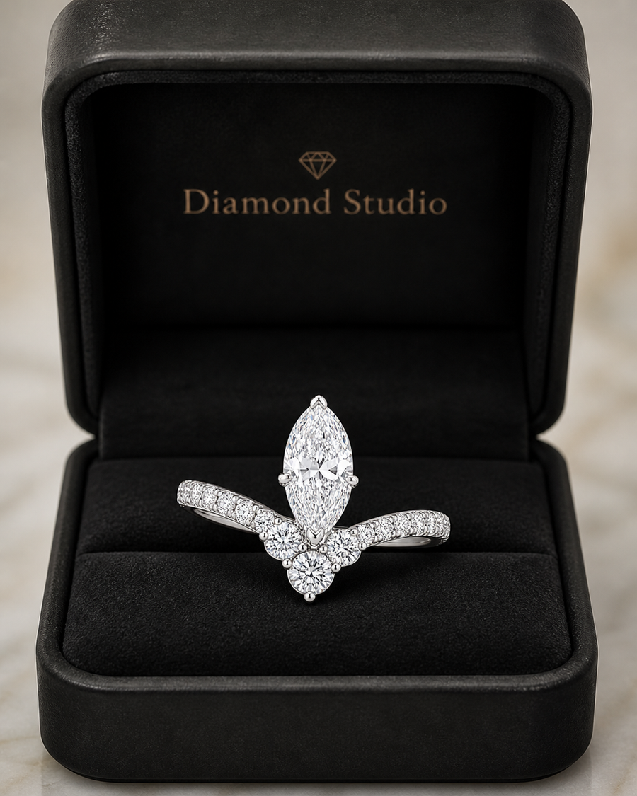 14K Gold Lab-Grown Diamond Fashion Ring (1.50 CTW – D–F / VS1–VS2)
