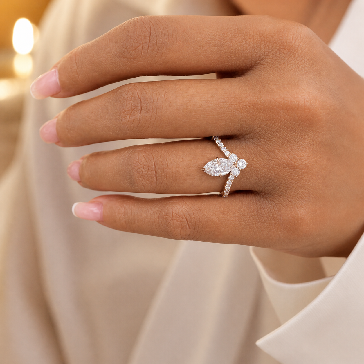 14K White Gold Lab-Grown Diamond Fashion Ring (2.50 CTW – D–F / VS1–VS2)