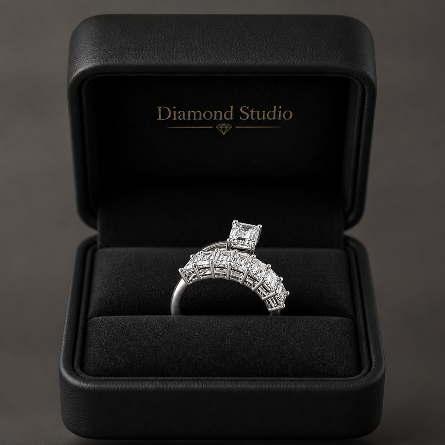 14K White Gold Lab-Grown Diamond Fashion Ring (1.40 CTW – D–F / VS1–VS2)
