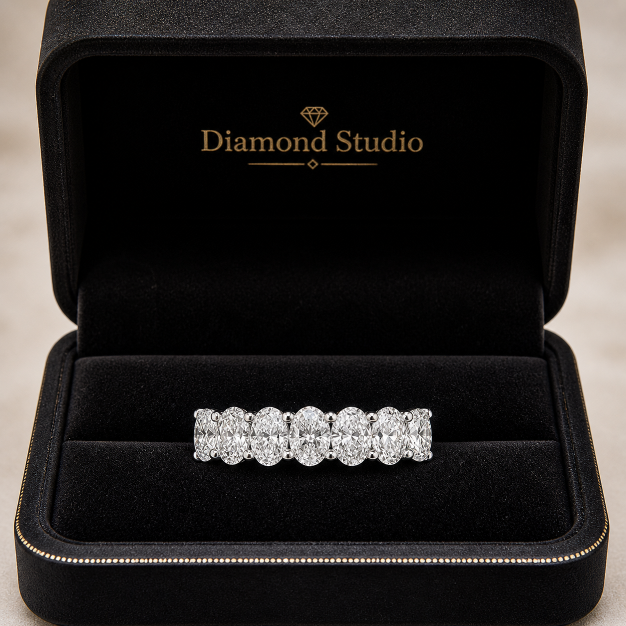 14K White Gold Lab-Grown Diamond Eternity Wedding Band Ring (2.65 CTW – D–F / VS1–VS2)
