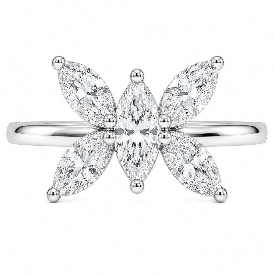 14K Gold Lab-Grown Diamond Fashion Ring (3.30 CTW – D–F / VS1–VS2)